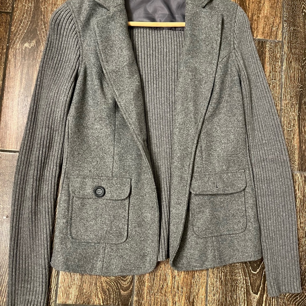 CAbi Charcoal Gray Women's Blazer